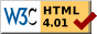 W3C 4.01 Valid